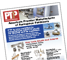 PTP manufactures MS part numbers that cross reference Shur-Lok and Arconic Rosan-style studs